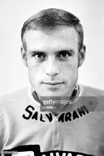 German cyclist Rudi Altig poses on June 28, 1969 during the Tour de France cycling race Rudi Altig, a former world champion and who wore the Tour de...