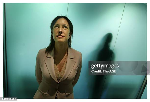 Young Lawyer Zarah Garde-Wilson, making a name for herself representing under world figures, 10 May 2005. The AGE Picture by SIMON O'DWYER