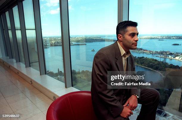 Picture of Ahmed Fahour, Vice President Of Boston Consulting Group, 5 July 2000. AFR Picture by VIRGINIA STAR