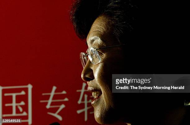Madam Fu Ying, Ambassador of the Peoples Republic of China, launches Australia worldwide special China edition in Canberra, 6 June 2005. SMH Picture...
