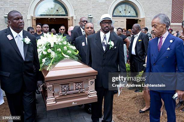 Funeral services are held for Ethel Lance, one of the nine parishioners of the historical Emanuel AME Church who were slaughtered by a racist gunman....