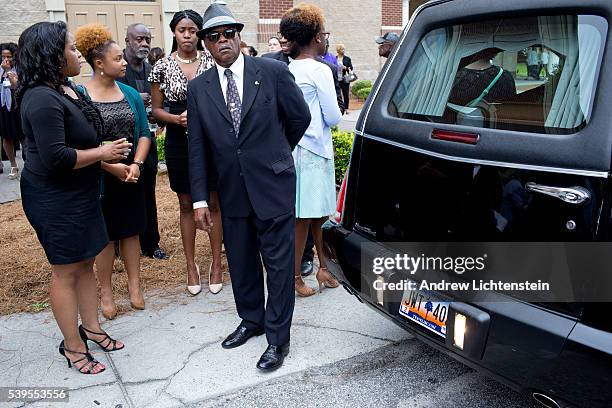 Funeral services are held for Ethel Lance, one of the nine parishioners of the historical Emanuel AME Church who were slaughtered by a racist gunman....