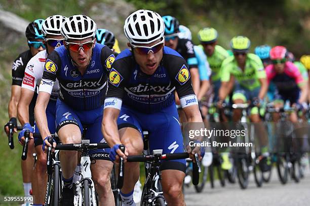 Dan Martin of Ireland and Etixx-Quick Step in action during stage seven of the 2016 Criterium du Dauphine, a 151km stage from Le Pont-de-Claix to...