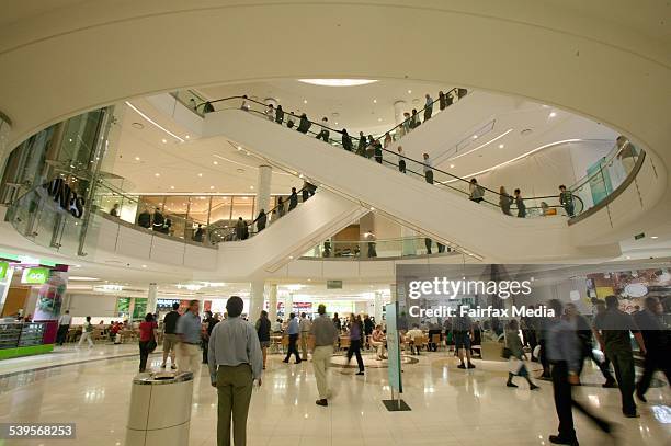 The Queens Plaza shopping centre on the corners of Queen, Edward and Adelaide Streets, Brisbane, 1 June 2005. AFR Picture by ROBERT ROUGH