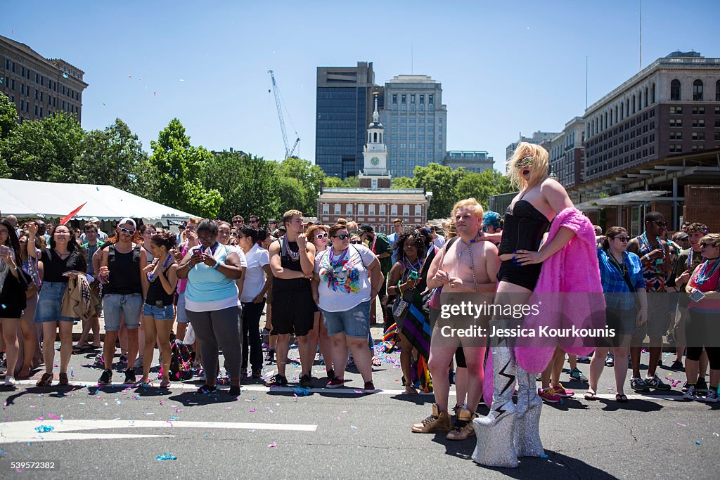 2016 Gay Pride Parade Marches Through Philadelphia
