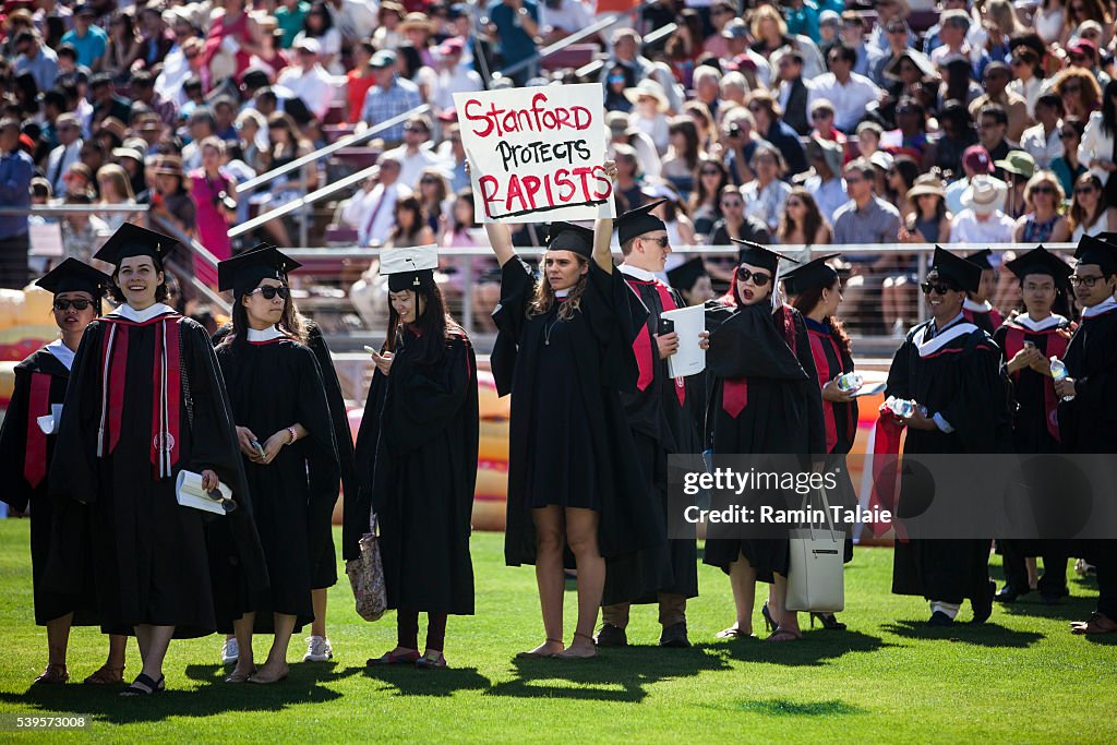 Stanford University Holds Commencement Ceremonies Amid Recent Controversial Rape Case