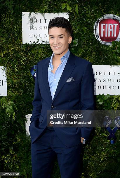 Jahmene Douglas attends the One For The Boys Fashion Ball at The V&A on June 12, 2016 in London, England.