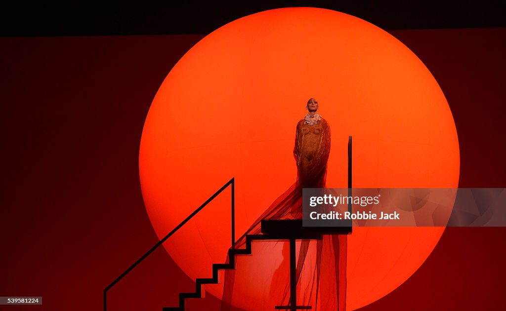UK - English National Opera's production of Philip Glass's Akhnaten directed by Phelim McDermott at the London Coliseum.