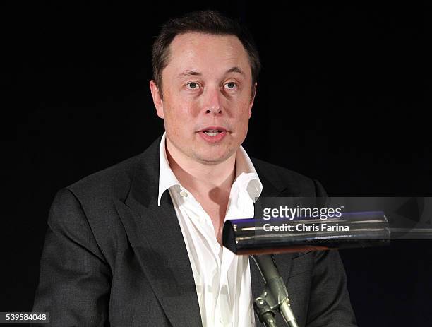 May 16 Los Angeles, Ca. --- Billionaire Elon Musk, CEO & Chief Designer at SpaceX and Chairman/CEO of Tesla Motors and SolarCity, receives the...
