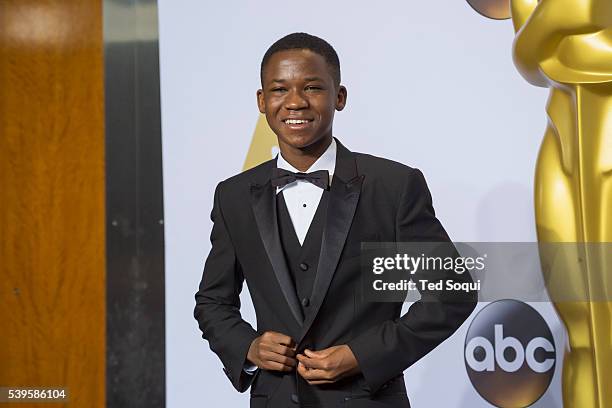 88th Academy Awards press room Abraham Attah, "Beasts of No Nation" actor.