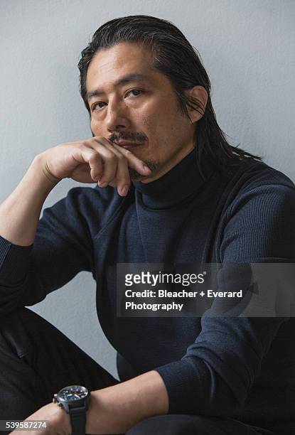 Actor Hiroyuki Sanada is photographed for August Man on May 5, 2015 in New York City. COVER IMAGE.