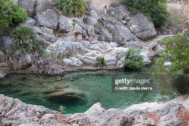 algar waterfalls - algar waterfall spain stock pictures, royalty-free photos & images