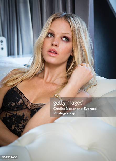 Model Erin Heatherton is photographed for Esquire Mexico on September 21, 2013 in New York City. Styling: Erin McSherry; Makeup: Hung Vanngo; Hair:...