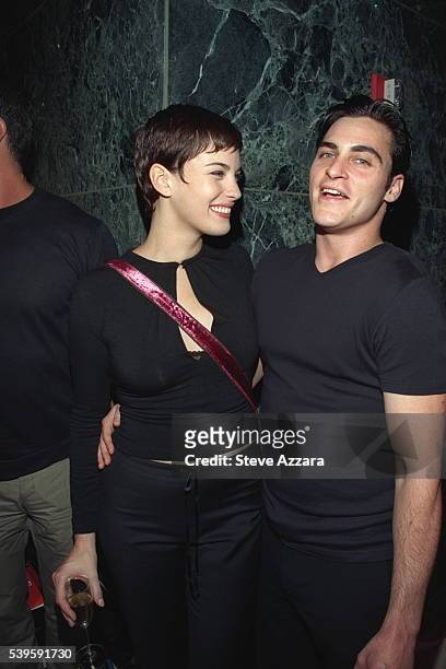 Liv Tyler and her boyfriend Joaquin Phoenix.