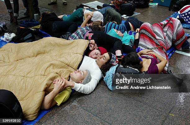 On the morning that Mayor Bloomberg declared that he was going to clean up Zuccotti Park and ban sleeping gear from the area, the mood at "Occupy...