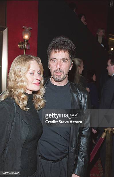 Beverly d'Angelo and Al Pacino.