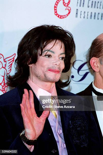 Michael Jackson at the G&P Foundation for Cancer Research's Angel Ball.