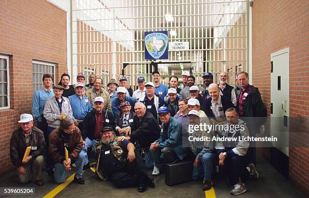 Members of the Bill Glass Prison Ministry pose for a photograph after visiting death row inmates in May, 1998 at the Ellis Unit, outside of...