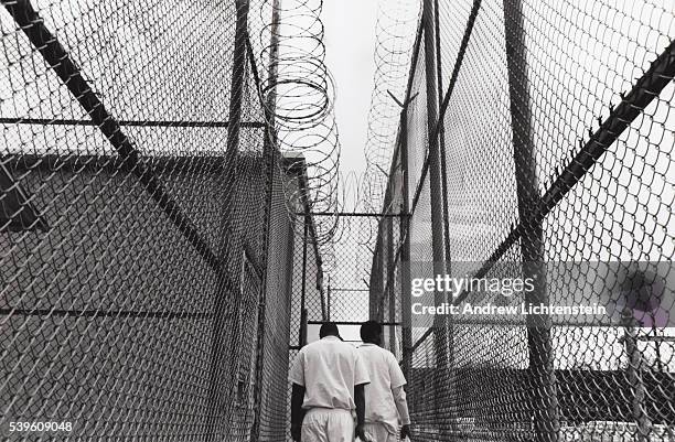 Prisoners from all over the vast Texas prison system come to the Walls Unit in Huntsville, Texas to be processed for release at the completion of...