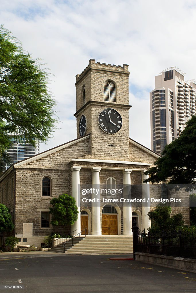 Kawaiahao Church In Historic Downtown Honolulu