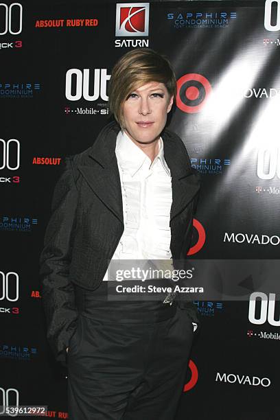 Justin Bond at Out Magazine honors 100 most influential people in gay culture at Out 100 Awards in New York City.
