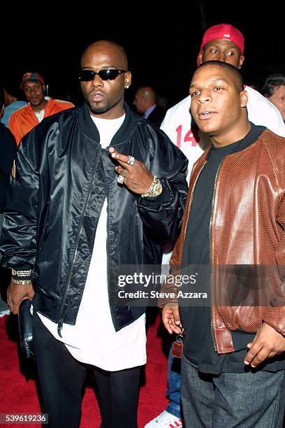 Treach and Vinnie of Naughty by Nature at the premiere of "Brown Sugar." --- Photo by Steve Azzara/Corbis Sygma