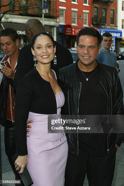 Sonya Braga and Narcisco Rodriguez arrives to host "Dancebrazil Presents Third Annual Noite Na Bahia" at the Joyce Theate, in New York City.