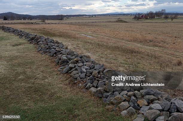 The Angle, where two small stone walls met in a farmer's field, was the bloodiest spot during the Battle of Gettysburg in the American Civil War. It...
