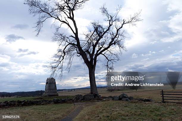 The Angle, where two small stone walls met in a farmer's field, was the bloodiest spot during the Battle of Gettysburg in the American Civil War. It...