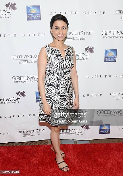 Reena Ninan attends Women at the Top: Female Empowerment in Media Panel at the 2016 Greenwich International Film Festival on June 12, 2016 in...