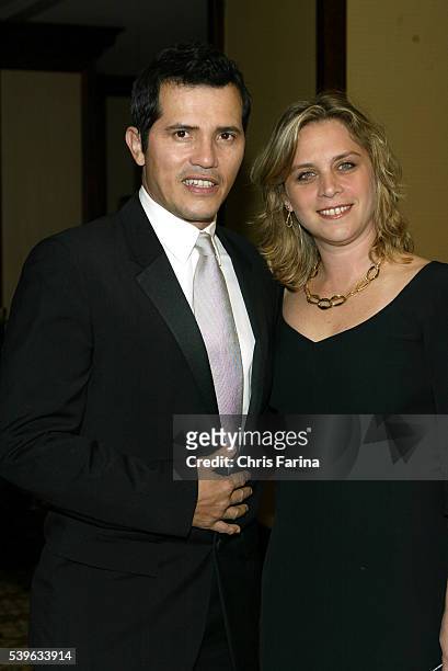 Los Angeles,California --- Actor John Leguizamo and wife Justine attend the 58th Annual Directors Guild of America awards at the Hyatt Regency...