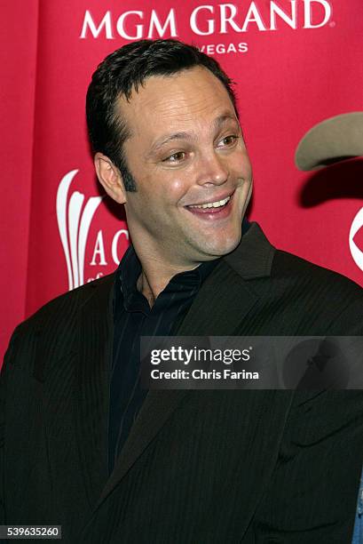 Actor Vince Vaughn in the press room at the 41st Annual Academy of Country Music Awards held at the MGM Grand.