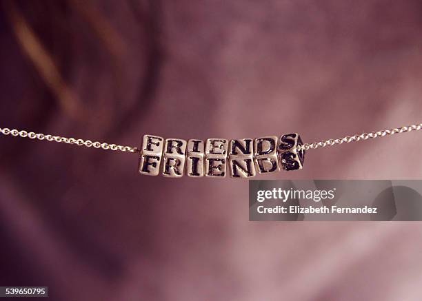 friends necklace - necklace stock pictures, royalty-free photos & images