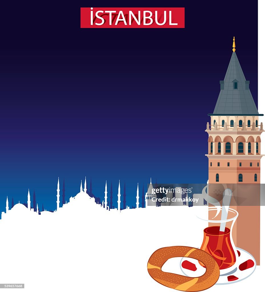 Istanbul and Galata Tower