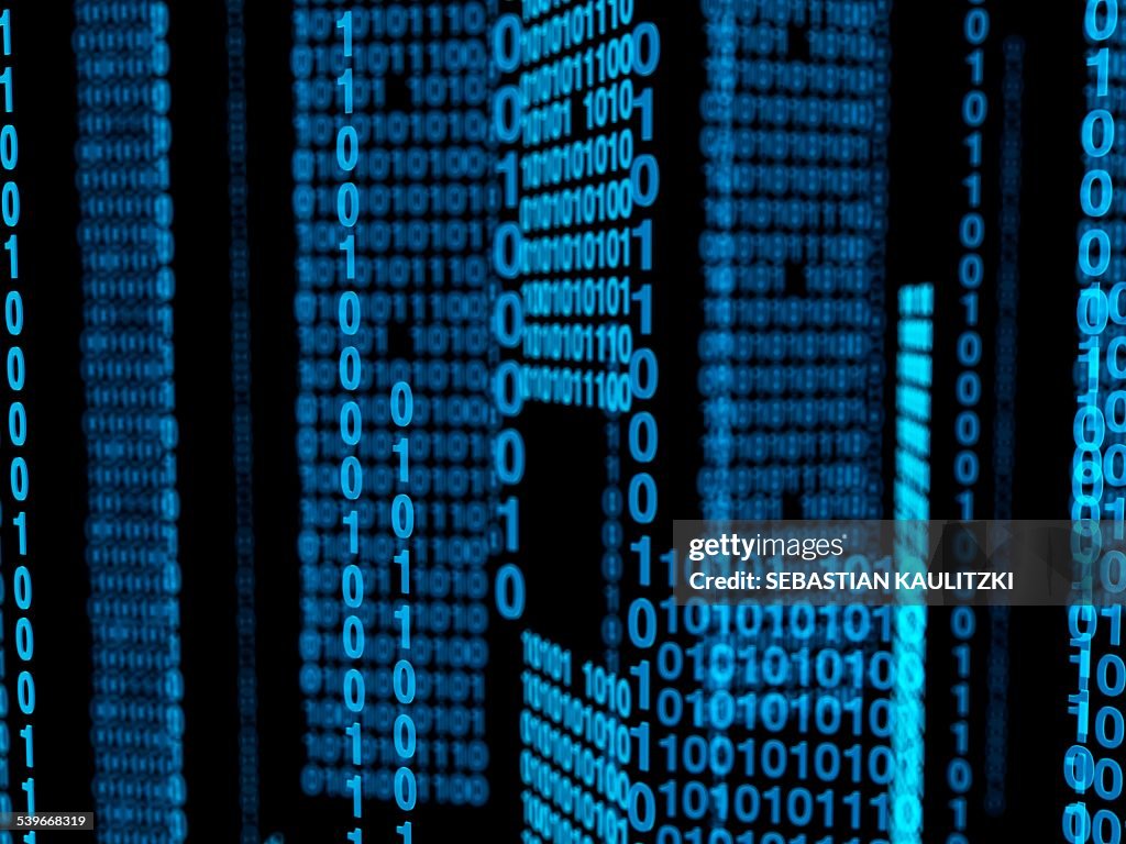 Binary Code Illustration High-Res Vector Graphic - Getty Images