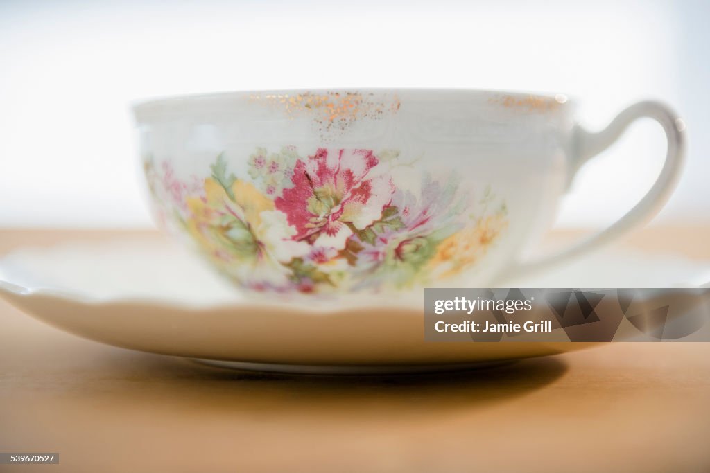 Studio shot of tea cup