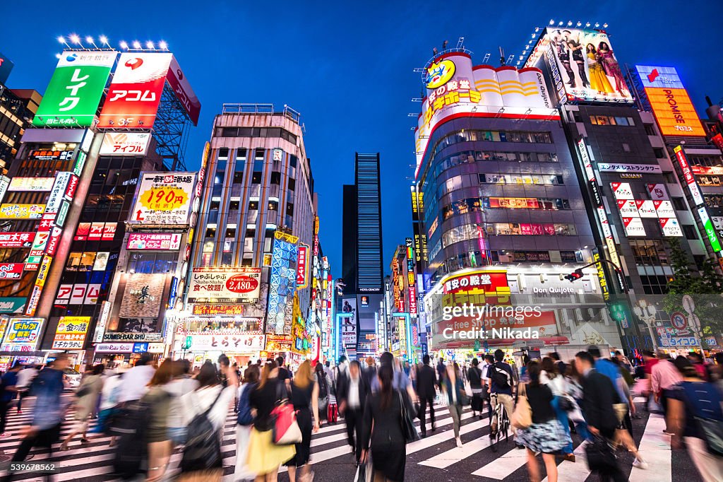 Nightlife in Tokyo, Japan