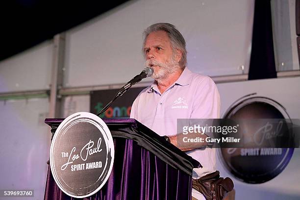 Bob Weir condemned Texas Lt. Govenor Dan Patrick's tweet "A man reaps what he sows" regarding the Orlando mass shooting victims while accepting the...