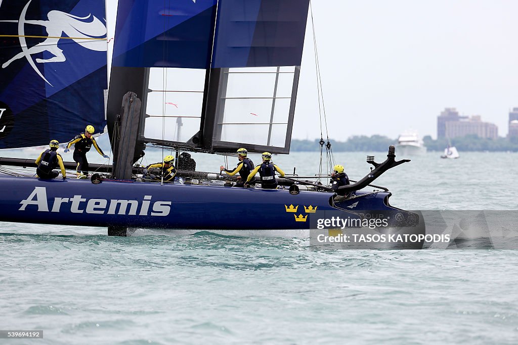Artemis Racing Artemis Racing takes part in the Louis Vuitton America's Cup World ...