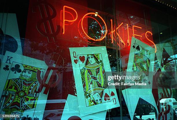 Generic pokies and gambling, 6 November 1998. AFR Picture by ERIN JONASSON