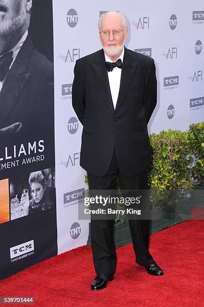 Composer/honoree John Williams attends American Film Institute's 44th Life Achievement Award Gala Tribute to John Williams at Dolby Theatre on June...