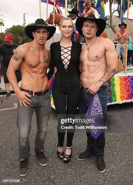 Sara Foster from VH1's Barely Famous attends the LA Pride Parade on June 12, 2016 in Los Angeles, California.