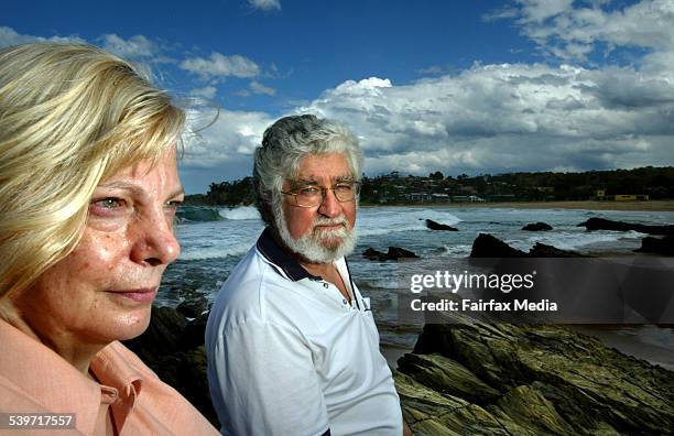 Canberra academic Richard Campbell and wife Petra at their beach house at Malua Bay near Batemans Bay on Tuesday 25 October 2005. AFR Smart Investor...