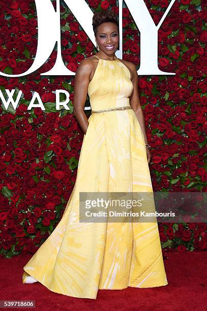 Actress Heather Headley attends the 70th Annual Tony Awards at The Beacon Theatre on June 12, 2016 in New York City.