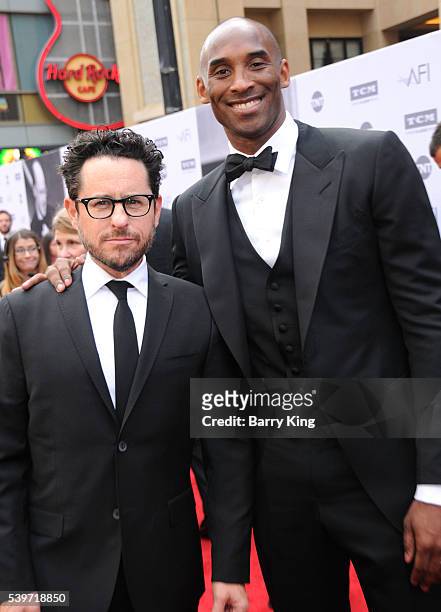 Director J.J. Abrams and NBA player Kobe Bryant attend American Film Institute's 44th Life Achievement Award Gala Tribute to John Williams at Dolby...