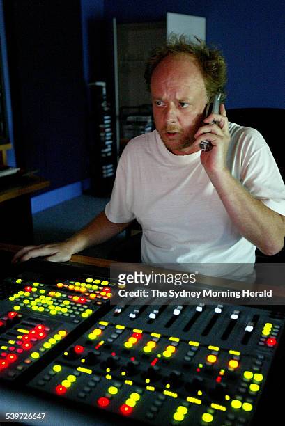 Jeff Thomas, production boss for Howard Stern radio program in the USA, works from an Australian base, 13 February 2006. SMH Picture by EDWINA PICKLES
