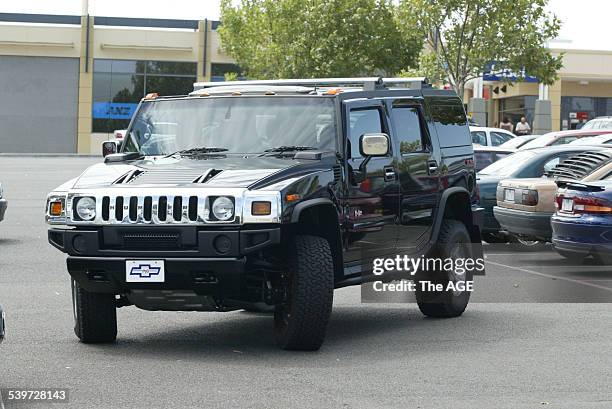 The new Hummer H2, from American Vehicle Sales in Rowville. 27th Jan 2006 THE AGE Picture by ANDREW DE LA RUE