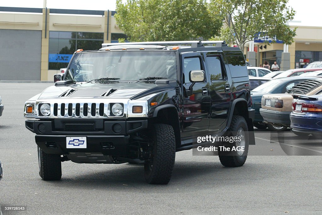 The new Hummer H2, from American Vehicle Sales in Rowville. 27th Jan 2006 THE