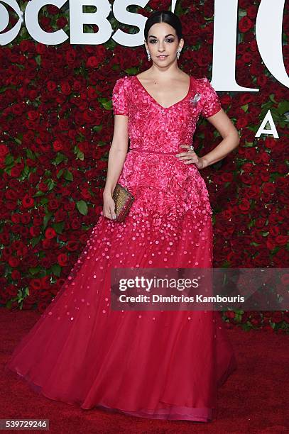 Actress Ana Villafane attends the 70th Annual Tony Awards at The Beacon Theatre on June 12, 2016 in New York City.