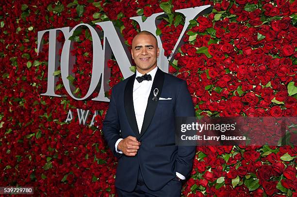 Actor Christopher Jackson attends the 70th Annual Tony Awards at The Beacon Theatre on June 12, 2016 in New York City.